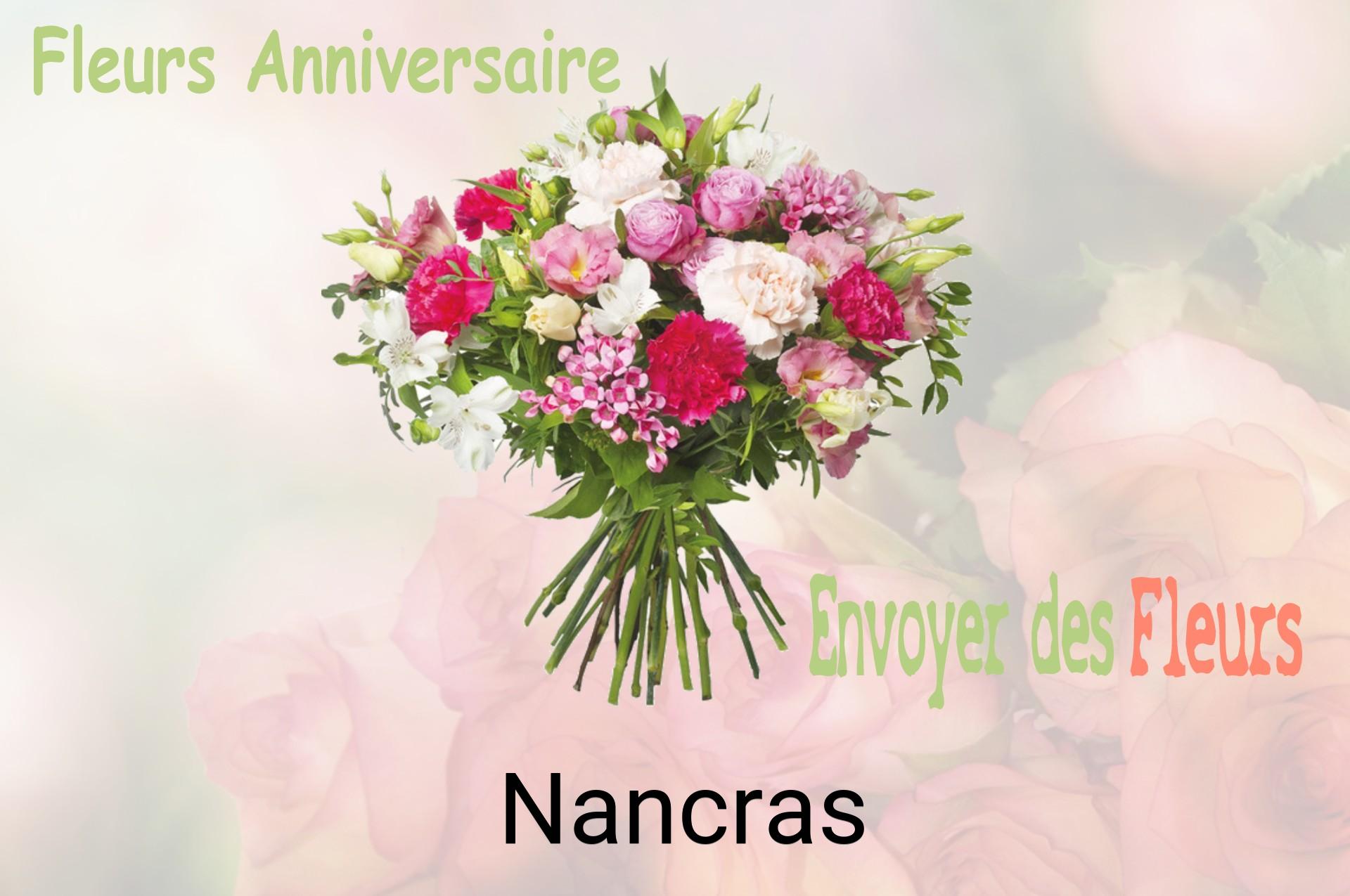 Bouquet de fleurs d’anniversaire livré à Nancras